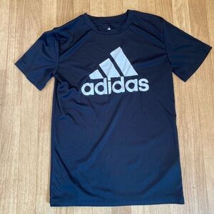 ADIDAS Boys Black Athletic Jersey Size M (10-12) NWOT